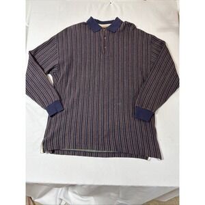 Polo Ralph Lauren Pull Over Mens Small Over Sized 1/4 Button